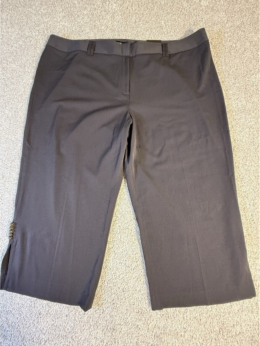 NWT Gloria Vanderbilt Khaki Pants Size 28W Olive Green